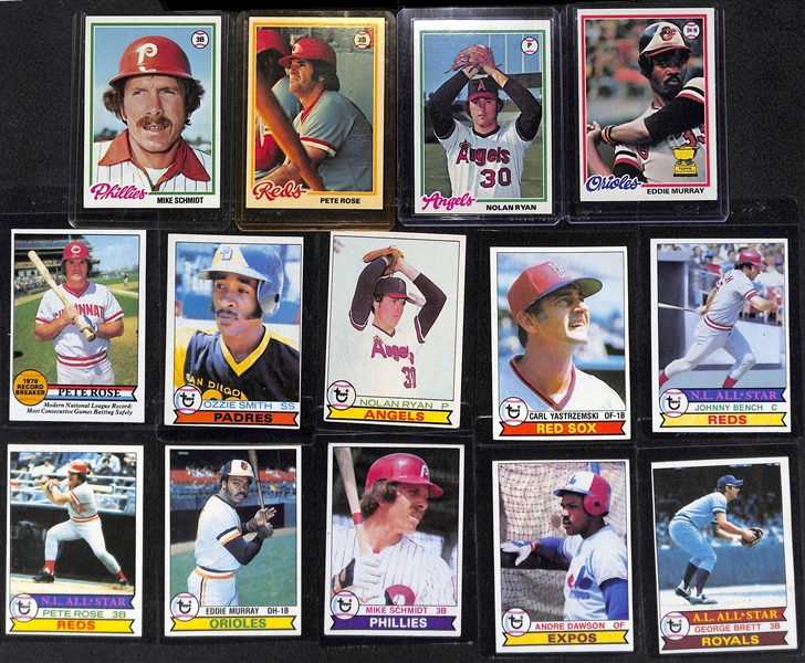 1978 & 1979 Topps Baseball Sets & 1975 SSPC Partial Set