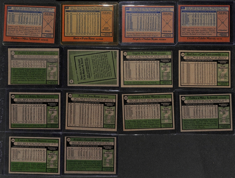1978 & 1979 Topps Baseball Sets & 1975 SSPC Partial Set