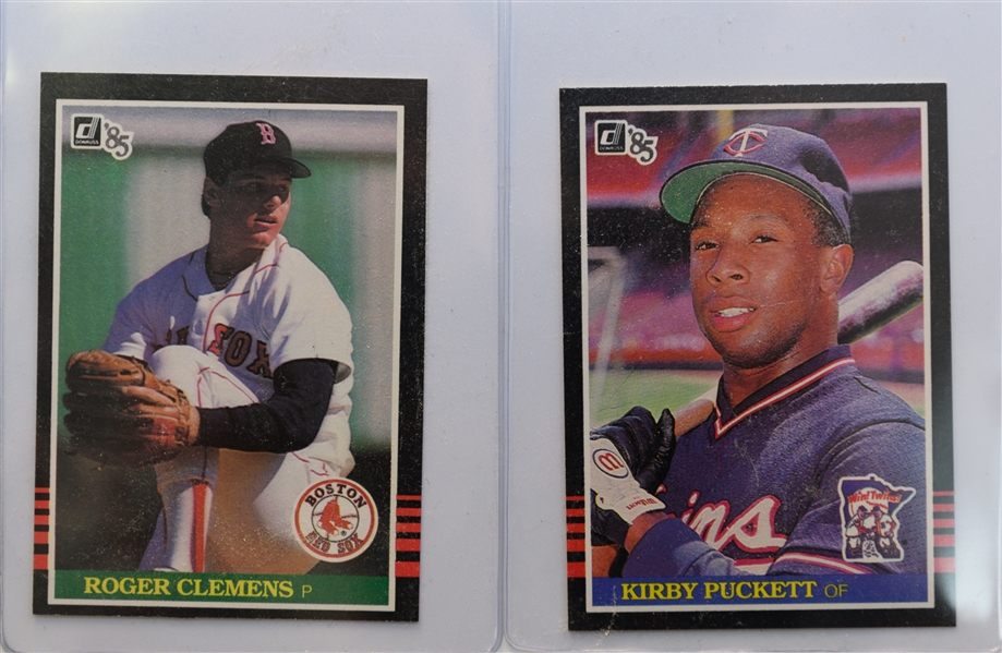 1983, 1984, & 1985 Donruss Baseball Complete Sets