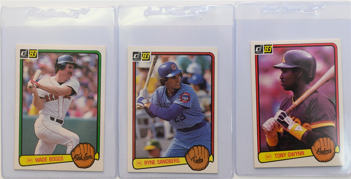 1983, 1984, & 1985 Donruss Baseball Complete Sets