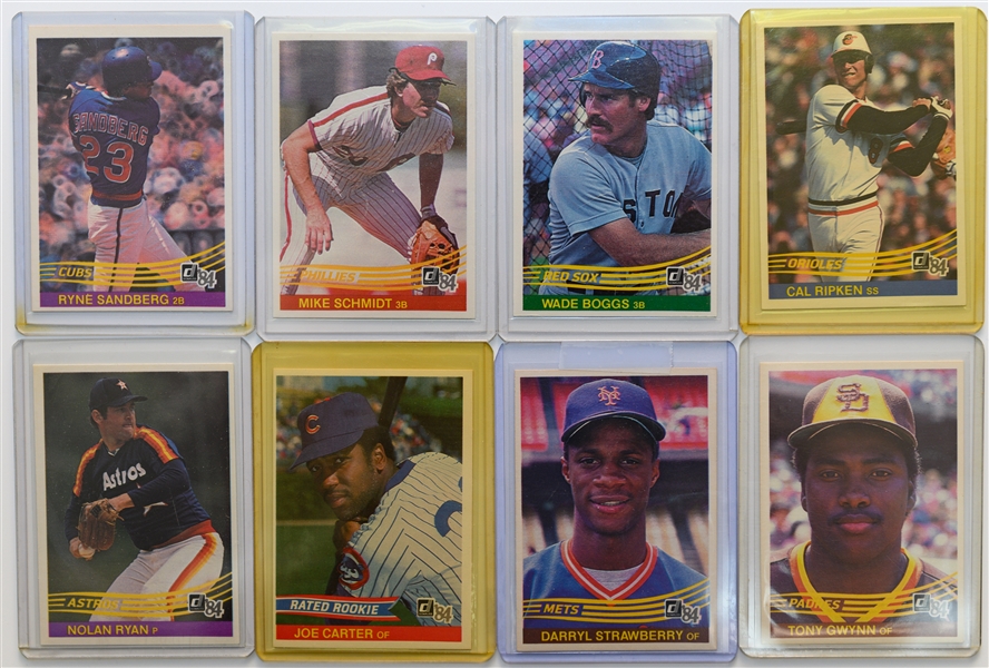 1983, 1984, & 1985 Donruss Baseball Complete Sets