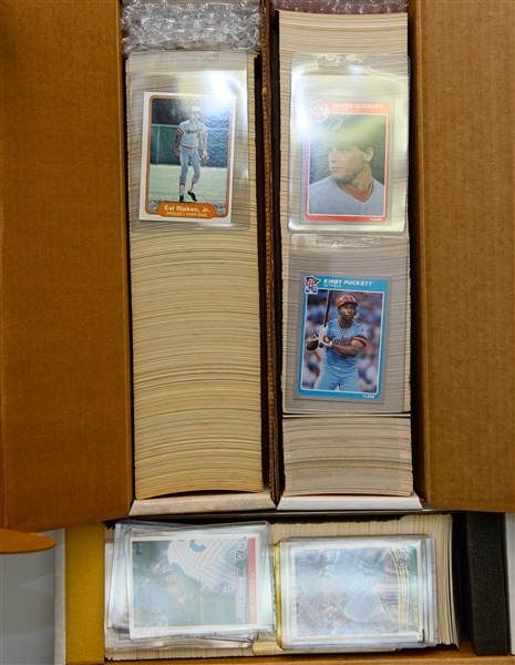1982 & 1985 Fleer Baseball & 1984 Donruss Baseball Complete Sets