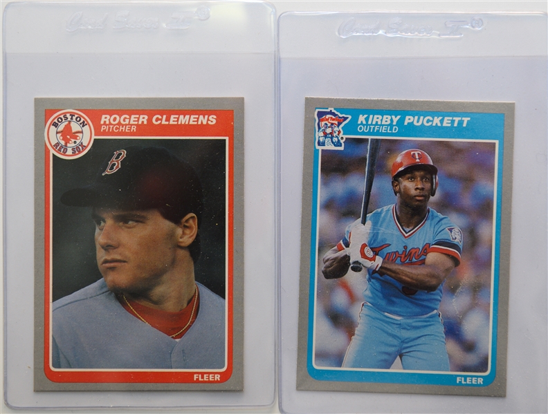 1982 & 1985 Fleer Baseball & 1984 Donruss Baseball Complete Sets