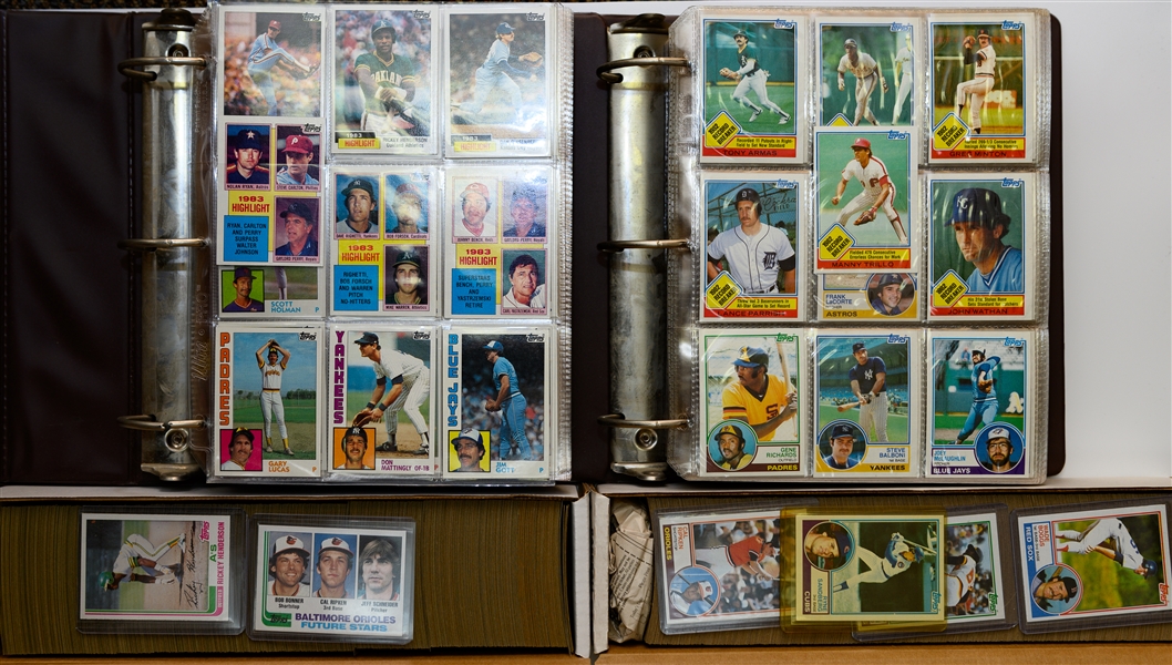 Lot of (4) Topps Baseball Sets - 1982, (2) - 1983, & 1984