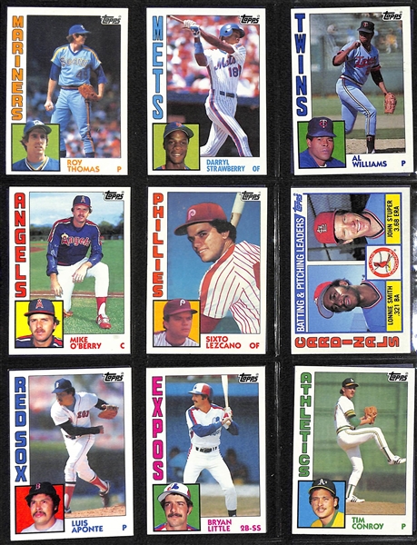 Lot of (3) Baseball Card Sets - 1984 Donruss, 1984 Topps, 1984 Topps Traded