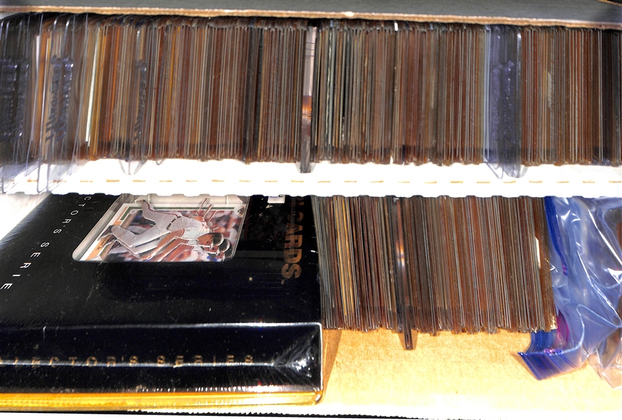 2 Row Box w. Over 200 Cal Ripken Jr. Cards (Inc. 6 Rookies - 2 Fleer and 4 Donruss)
