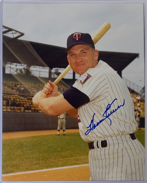 Lot of (5) Signed Baseball 8x10s (4 HOFers) - Killebrew, E. Mathews, F. Robinson, Reggie Jackson, Don Wert - Includes JSA auction LOA