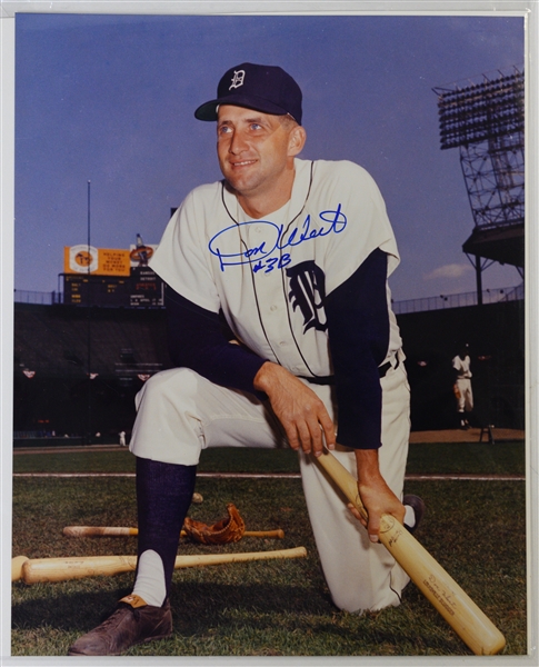 Lot of (5) Signed Baseball 8x10s (4 HOFers) - Killebrew, E. Mathews, F. Robinson, Reggie Jackson, Don Wert - Includes JSA auction LOA
