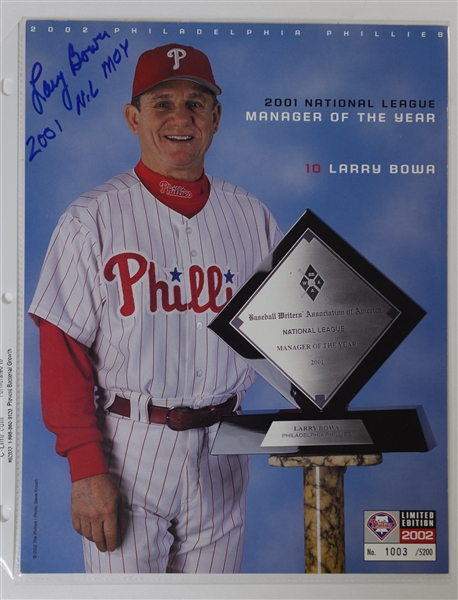 Philadelphia Phillies and A's Lot - Score Cards, Yearbooks, Autographs (inc. Schmidt, Bowa)