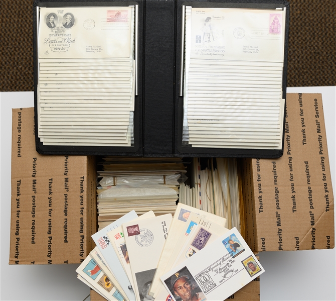 Lot of Over 500 First Day Covers - Most are 1956-1970 w. Presidents, Historical Figures, and Special Events