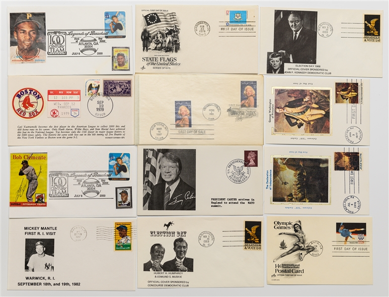 Lot of Over 500 First Day Covers - Most are 1956-1970 w. Presidents, Historical Figures, and Special Events