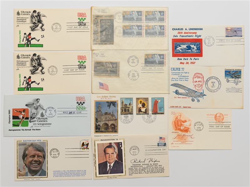 Lot of Over 500 First Day Covers - Most are 1956-1970 w. Presidents, Historical Figures, and Special Events