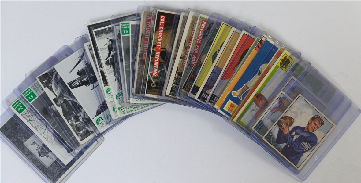 Lot of Vintage Cards - (11) Football & (20) Non-Sport w. 1950 Bowman George Ratterman