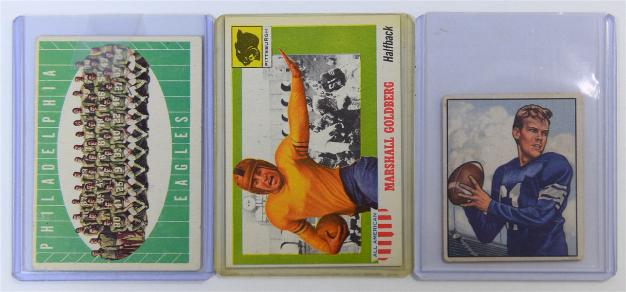 Lot of Vintage Cards - (11) Football & (20) Non-Sport w. 1950 Bowman George Ratterman
