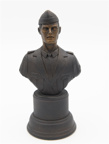 Ultra RARE 1999 Steve Rogers / Captain America Bowen Bronze Bust Signed by Artist Steve Bowen (#ed 47/60)