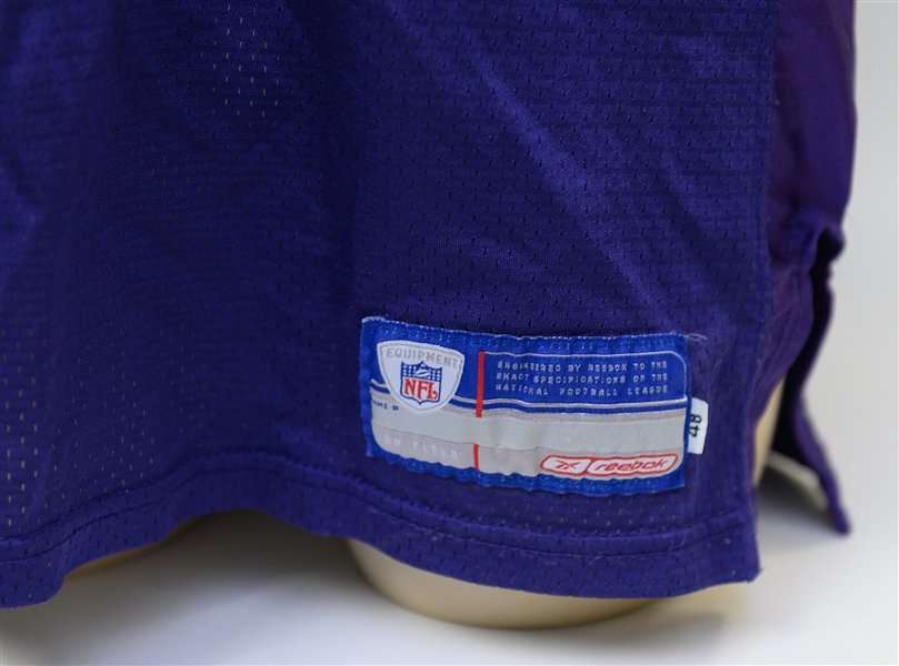 Rare 2004 Chester Taylor Season Worn Baltimore Ravens Game-Used Jersey w. Many Team Repairs & Alterations!