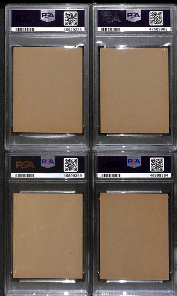 Lot of 4 HOFer Graded 1941 Double Play Cards (All PSA 5) with Mel Ott, Paul Waner, Lloyd Waner, Charley Gehringer