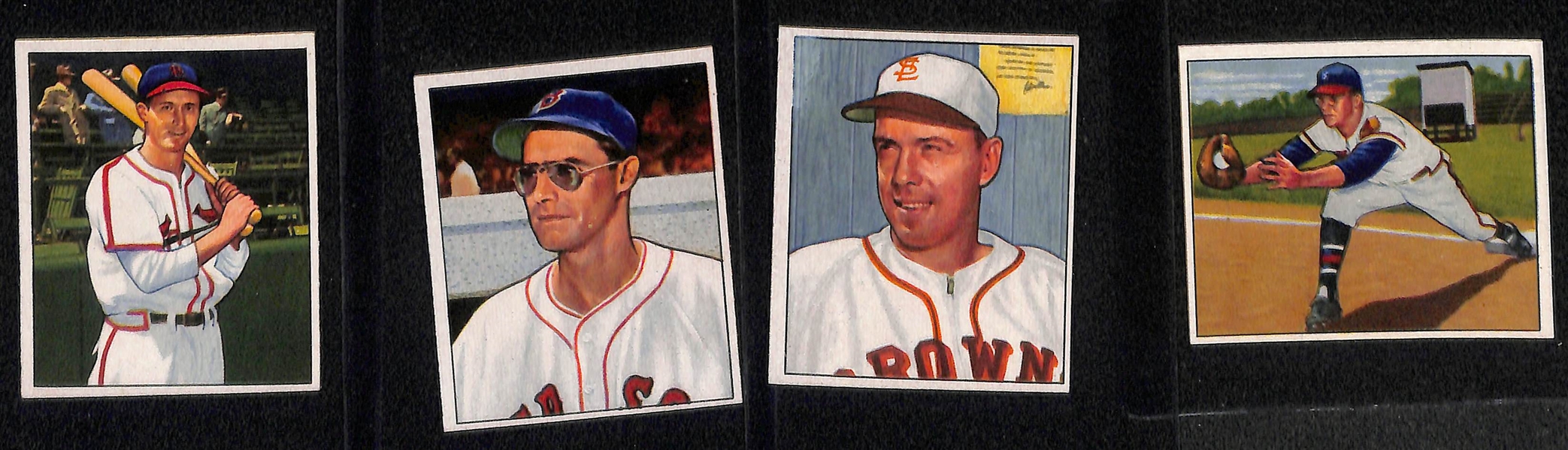 Lot of (14) 1949-1950 Bowman Baseball Cards