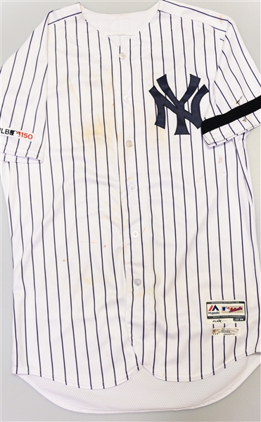 Clint Frazier New York Yankees Game-Worn Jersey vs. Red Sox on 6/2/2019 w. MLB & Fanatics COAs