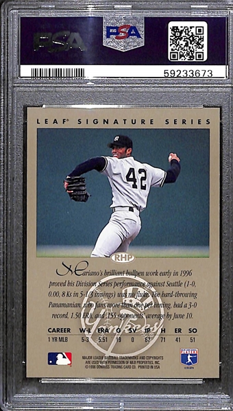 1996 Leaf Signature Mariano Rivera Autograph PSA/DNA Authentic