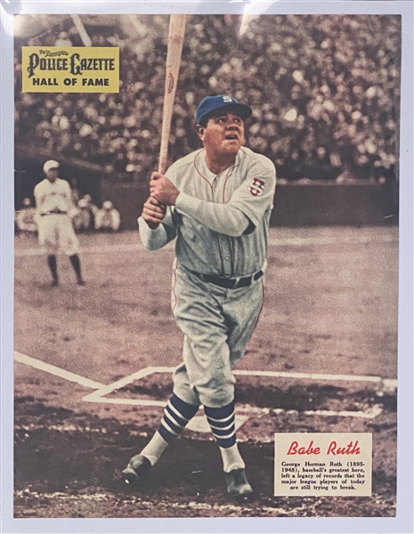 150 Trimmed Images From the Uncle Jimmy Collection w. (2) 1936 Butterfinger Cards and  >125 Cut Baseball Magazine/Monthly Covers & Supplements
