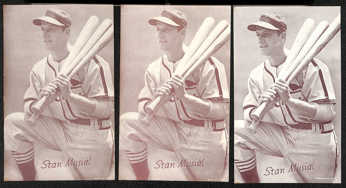 Lot of (50+) Assorted 1939-1963 Exhibit Cards - Loaded with Stars!