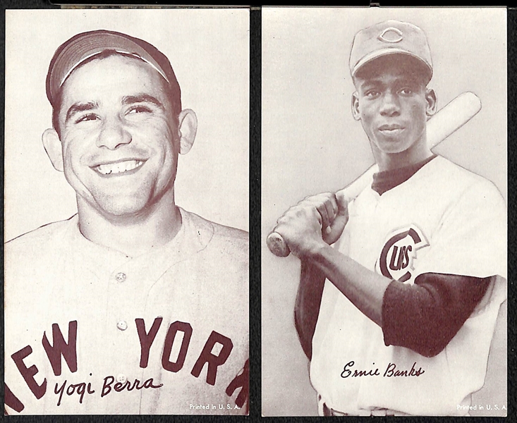 Lot of (50+) Assorted 1939-1963 Exhibit Cards - Loaded with Stars!