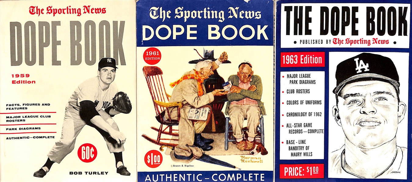 (59) Books Inc. (46) The Trader Speaks Collector's Monthly From 1969-1973 and (13) Baseball Books