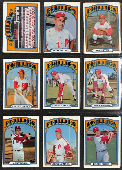 Lot of 300+ Phillies Baseball Cards From 1956 Through 1991 w. 1956 Topps Robin Roberts