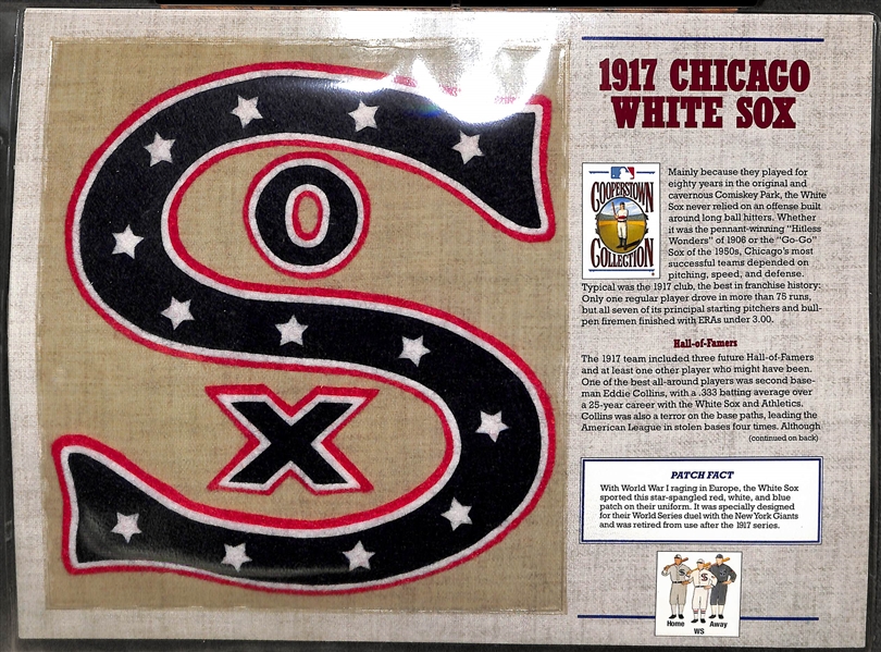 Cooperstown Collection 125 Years of Baseball Patches - 40 Patches w. Collectors Album