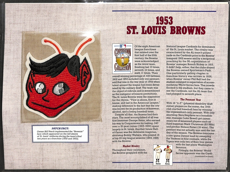 Cooperstown Collection 125 Years of Baseball Patches - 40 Patches w. Collectors Album