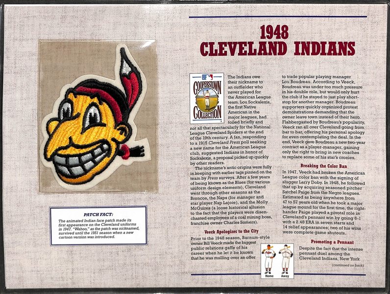 Cooperstown Collection 125 Years of Baseball Patches - 40 Patches w. Collectors Album