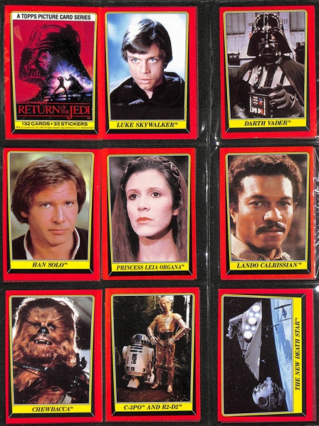 Lot of 400+ NonSport Cards in Album from 1977-1983 - Star Wars, Empire Strikes Back, Moonraker, More