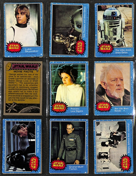 Lot of 400+ NonSport Cards in Album from 1977-1983 - Star Wars, Empire Strikes Back, Moonraker, More
