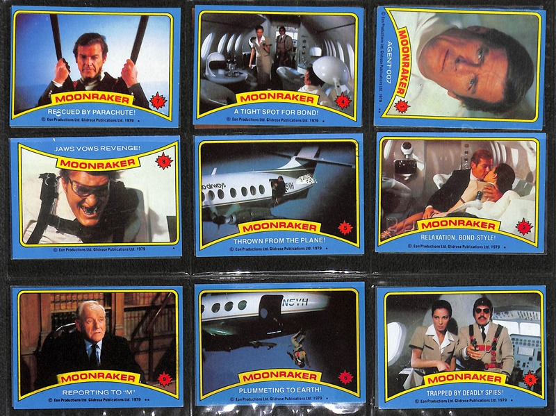 Lot of 400+ NonSport Cards in Album from 1977-1983 - Star Wars, Empire Strikes Back, Moonraker, More