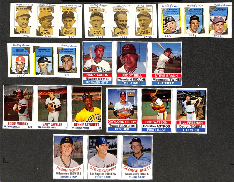 Large Lot From the Uncle Jimmy Collection w. 1943 Yankees Champs Sticker Sheet, 1946 Yankees Pocket Schedule, Albums, & Much More 