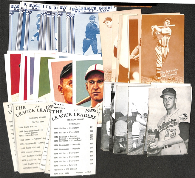 Lot of (400+) 1950-70s JD McCarthy Postcards, 1970s TCMA Postcards, & 1980s Exhibits