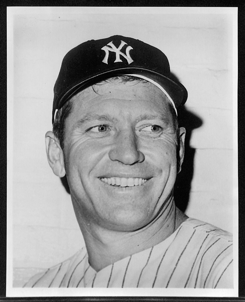 Original c. 1960s Mickey Mantle Type 1 Photo  (8x10) - PSA/DNA Letter of Authenticity