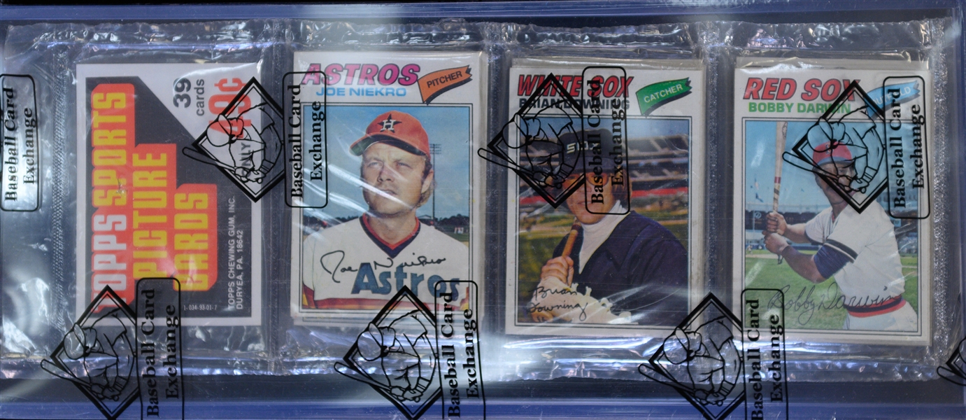 1977 Topps Baseball Unopened Rack Pack (BBCE Authenticated/Sealed)