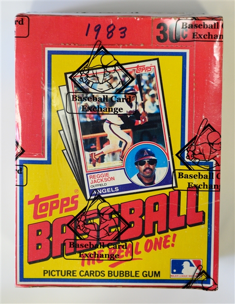 1983 Topps Baseball Unopened Box (BBCE Authenticated/Sealed) - Potential for Boggs, Gwynn, Sandberg Rookies