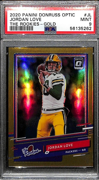 2020 Panini Optic The Rookie Jordan Love Gold Version #5/10