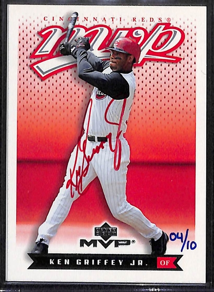 2004 Upper Deck SP Buyback - Ken Griffey MVP Autograph #ed 4/10 (w. UDA Certificate of Authenticity)