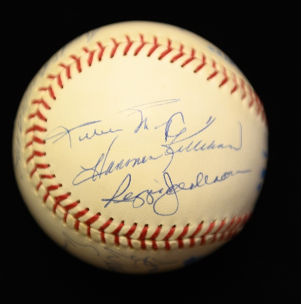 500 Home Run Signed Baseball (12 Autos) - PSA/DNA Graded 8.5 (Auto Grade 9, Ball Grade 8) w. Mantle, Williams, Mays, Aaron, Banks, + 