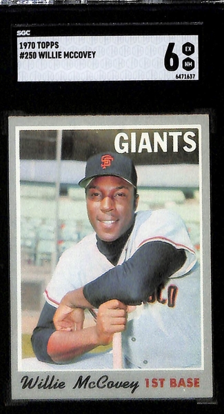 Lot of (4) Early 1970s Topps SGC Graded Star Cards w. #140 Reggie Jackson SGC 5.5