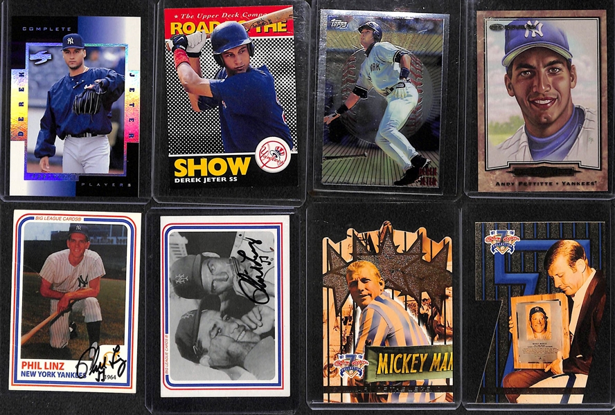 Lot of (22) 1958-2000s New York Yankees Cards w. Thurman Munson & Don Mattingly Rookie Cards