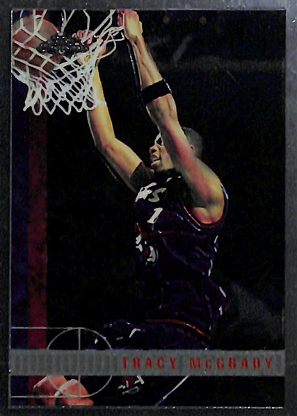 1997-98 Topps Chrome Tracy McGrady Rookie & (2) 1998-99 Vince Carter Rookies (Rookie Watch & Skybox Premium)