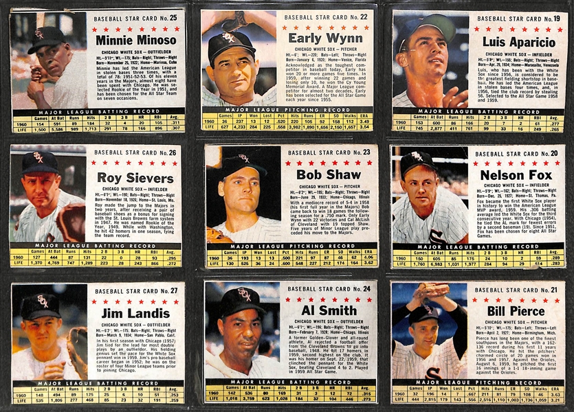 1961 Post Cereal Baseball Card Complete Set of 200 Cards w. Maris & Mantle