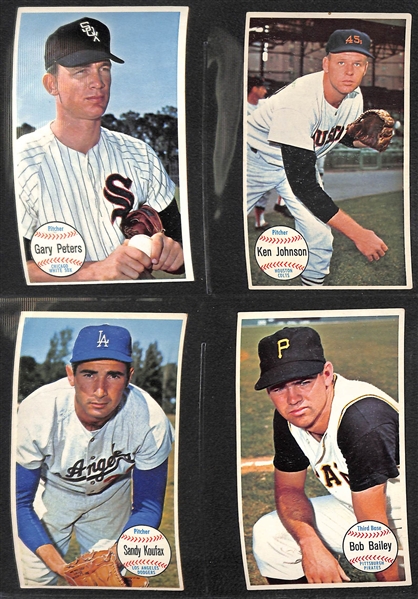 1964 Topps Giants Complete Set of 60 Cards w. Mantle & Koufax