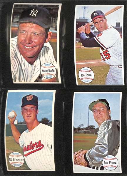 1964 Topps Giants Complete Set of 60 Cards w. Mantle & Koufax