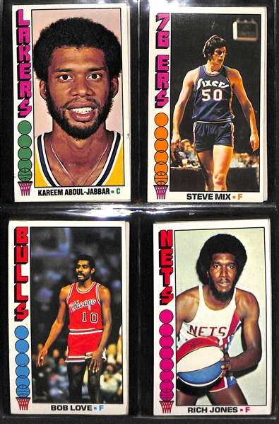 Over 240 Basketball Cards 1969-1980s w. Riley RC, Parish RC, 1976 Dr. J, 1976 Abdul-Jabbar, 1979 Dr. J, McHale RC, +